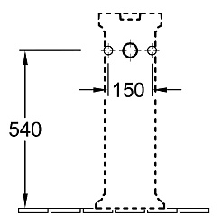 Villeroy & Boch Пьедестал для раковины Hommage 7232 00 R1 – фотография-2