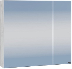 СанТа Зеркальный шкаф Марс 70 светлое дерево – фотография-1