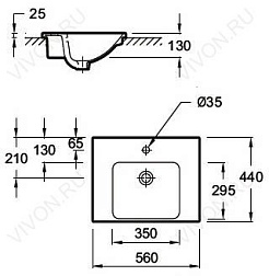 Jacob Delafon Раковина Odeon E4756 – фотография-2