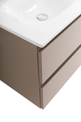 BelBagno Тумба с раковиной Kraft 120-2 подвесная Бежевый матовый – картинка-9