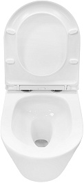 Azario Унитаз подвесной Nove AZ-9312T безободковый белый – фотография-9
