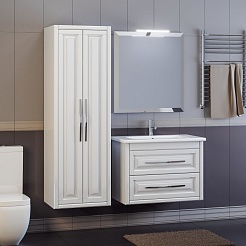  Зеркало для ванной Касабланка 60 белый – фотография-3