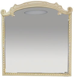 Misty Зеркало Элис 120 бежевое/патина – фотография-1