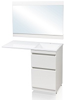 Style Line Мебель для ванной Даллас 110 Люкс R, белая PLUS	