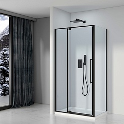Black&White Душевой уголок Stellar Wind S812 BC 100x100 – фотография-3