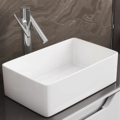 Teymi Раковина накладная в ванную Helmi Mini 38 artceramic белая T50304 – фотография-10