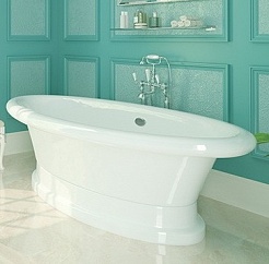 Marmo Bagno Ванна из литьевого мрамора Аззуро – фотография-1