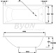 Byon Чугунная ванна Milan 170x70 – картинка-14