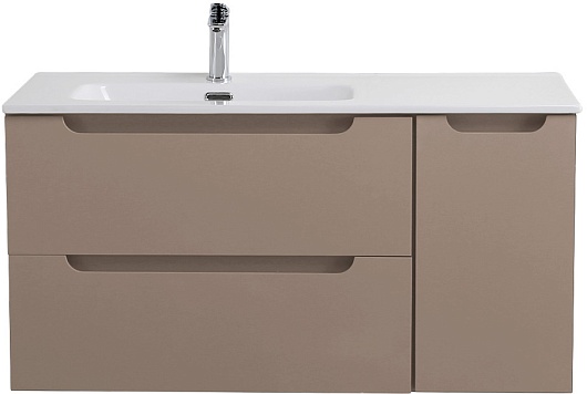 BelBagno Тумба под раковину Etna 100 L подвесная бежевая матовая – фото-1