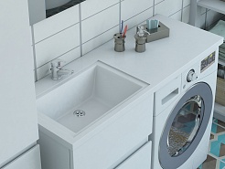 Misty Умывальник Эстет Даллас 120 L – фотография-4