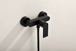 Aquatek Смеситель для душа Лира AQ1460MB матовый черный – фотография-2