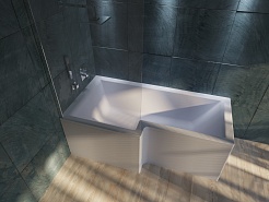 Marka One Акриловая ванна Linea 165x85 L – фотография-3