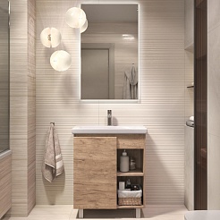 Vigo Мебель для ванной Milos 700-1-0 дуб золотой – фотография-1