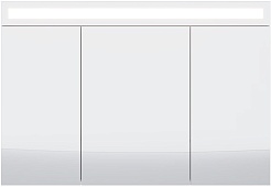 Dreja Мебель для ванной Bona 120 L под стиральную машину белая – фотография-21