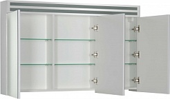 De Aqua Мебель для ванной Кубика 90, зеркало-шкаф Эколь – фотография-9