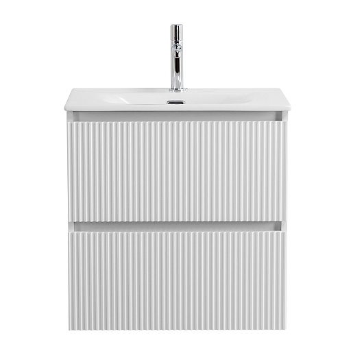 BelBagno Тумба с раковиной Uno mini 70 подвесная Bianco Opaco с раковиной BB-8099-3-70 – фотография-2