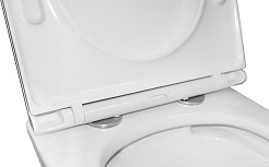 Azario Унитаз подвесной Uno AZ-2380 безободковый белый – фотография-16