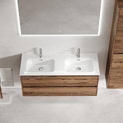 Sancos Тумба с раковиной Libra 120-2 дуб чарльстон раковина Element 121 CN7004 – фотография-10