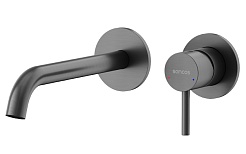 Sancos Смеситель для раковины Etna вороненая сталь SC9004GG – фотография-1