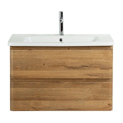 BelBagno Тумба с раковиной Albano-Cer 80 подвесная Rovere Rustico – фотография-1