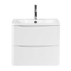 BelBagno Тумба с раковиной Acqua 60 подвесная Bianco Lucido – фотография-2