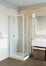 Alpen Душевой уголок Alpina Square A320N MG 90 см – фотография-3