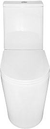 Azario Унитаз-компакт Conto AZ-T005BR безободковый с бачком с сиденьем микролифт белый – фотография-3