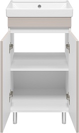 Misty Тумба с раковиной Майна 50 сливки/белый – фотография-3