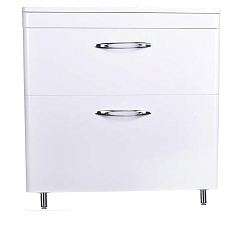 Style Line Мебель для ванной Каре 80 напольная Люкс Plus – фотография-6