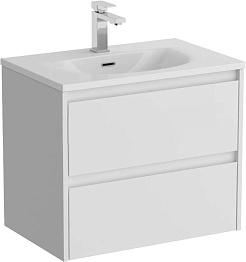 BelBagno Тумба с раковиной Kraft 39 70 Bianco Opaco с раковиной BB-8099-3-70 – фотография-1