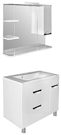 Mixline Мебель для ванной Этьен 90 с б/к – фотография-1
