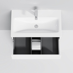 Am.Pm Мебель для ванной Gem S 75 белый глянец, напольная, с 3 ящиками – фотография-14