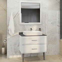 Comforty Мебель для ванной Империя 80 белая – фотография-1