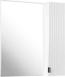 ASB-Mebel Зеркальный шкаф Дора 60 R белый – фотография-1