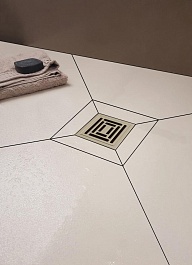 BERGES Wasserhaus Душевой трап Platz Uno 100 090069 хром матовый – фотография-3