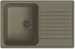 Granfest Мойка кухонная Quarz GF-Z78 Песочный – фотография-1