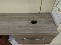 Misty Мебель для ванной Техас 120 R дуб вотан – фотография-6