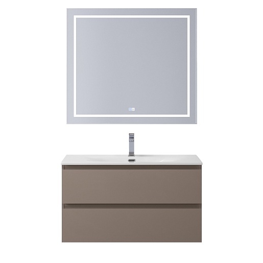 BelBagno Тумба под раковину Kraft 80 подвесная Бежевый матовый – фотография-12