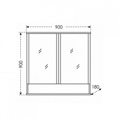 СанТа Мебель для ванной Верона 85, подвесная – фотография-5