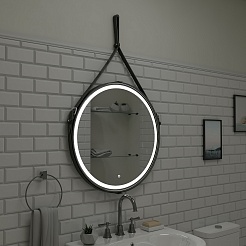 Continent Зеркало Millenium Black Led 650 – фотография-9