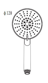 Damixa Душевая лейка Kudos 760200800 – фотография-2