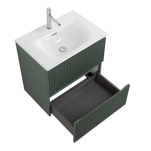 BelBagno Тумба с раковиной Uno mini 50 подвесная Еловый матовый с раковиной BB-8099-3-50 – фотография-6