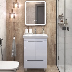 Vigo Мебель для ванной Grani 600-2-1 белая – фотография-1