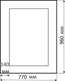 Misty Зеркало для ванной Аврора R.1076.PA.ZF col 142 – фотография-2