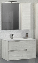 Comforty Мебель для ванной Бремен 90 дуб белый – фотография-1