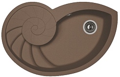 Florentina Мойка гранитная Наутилус мокко – фотография-1