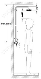 Grohe Душевая система "Euphoria Concetto System 180 23061001" – фотография-4