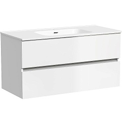 Sancos Мебель для ванной Urban 100 белый глянец – фотография-5