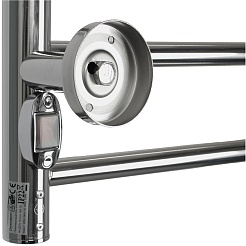 Domoterm Полотенцесушитель электрический Аврора DMT 109-Т5 П10 50x90 EK L хром – фотография-3