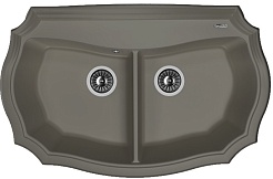 Florentina Мойка гранитная Эмилия 870 антрацит – фотография-1